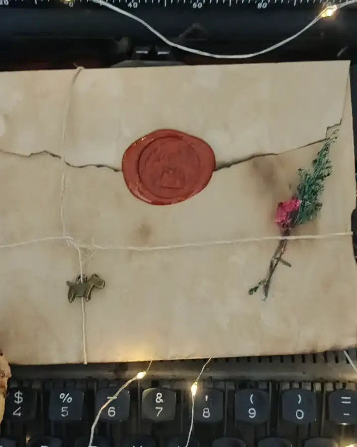 Sobre vintage con dije