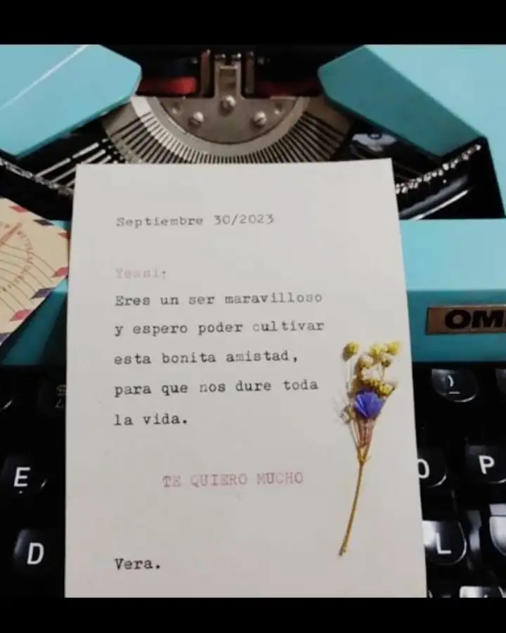 Carta te quiero mucho