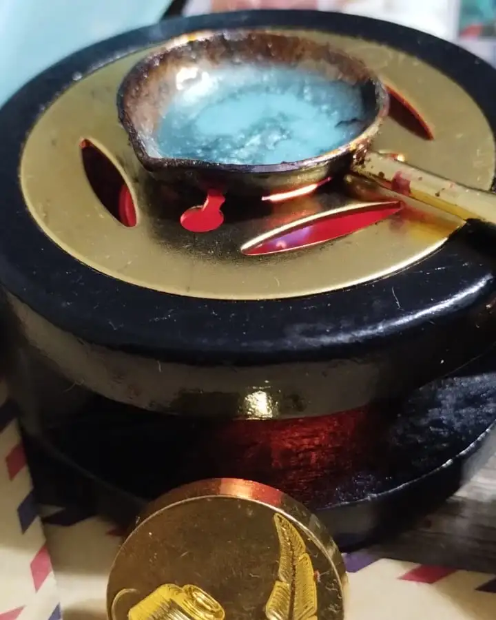 Horno para sello de cera